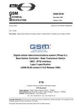 Standard ETSI GTS GSM 08.58-V5.10.0 30.11.1999 preview