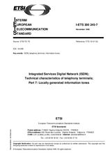 Standard ETSI I-ETS 300245-7-ed.1 30.11.1995 preview