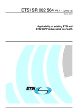 Standard ETSI SR 002564-V1.1.1 15.12.2006 preview