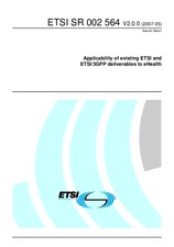 Preview ETSI SR 002564-V2.0.0 22.5.2007