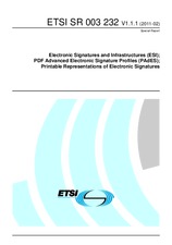 Standard ETSI SR 003232-V1.1.1 24.2.2011 preview
