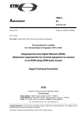 Standard ETSI TBR 003-ed.1/Amd.1 31.12.1997 preview