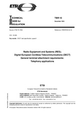 Standard ETSI TBR 010-ed.1 27.12.1993 preview