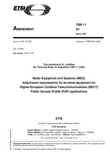 Standard ETSI TBR 011-ed.1/Amd.1 2.3.1995 preview