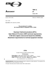 Standard ETSI TBR 012-ed.1/Amd.1 15.1.1996 preview