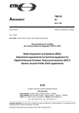 Standard ETSI TBR 022-ed.1/Amd.1 15.3.1998 preview