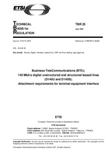 Standard ETSI TBR 025-ed.1 31.7.1997 preview