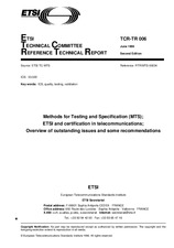 Standard ETSI TCRTR 006-ed.2 15.6.1996 preview