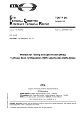 Standard ETSI TCRTR 017-ed.1 23.11.1993 preview