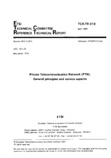 WITHDRAWN ETSI TCRTR 018-ed.1 1.4.1994 preview