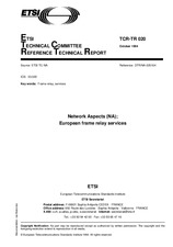 Standard ETSI TCRTR 020-ed.1 31.10.1994 preview