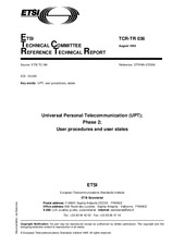 Standard ETSI TCRTR 036-ed.1 30.8.1995 preview