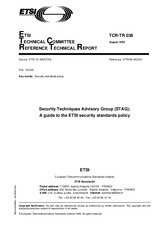 Standard ETSI TCRTR 038-ed.1 30.8.1995 preview