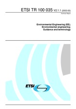 Standard ETSI TR 100035-V2.1.1 21.5.2003 preview