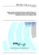 WITHDRAWN ETSI TR 101115-V6.0.0 30.1.1998 preview