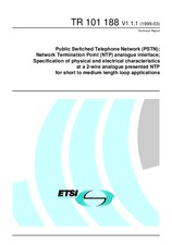 WITHDRAWN ETSI TR 101188-V1.1.1 17.3.1999 preview