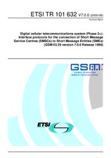 WITHDRAWN ETSI TR 101632-V7.0.0 30.6.2000 preview