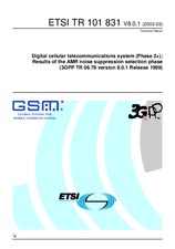 WITHDRAWN ETSI TR 101831-V8.0.0 25.8.2000 preview
