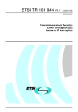WITHDRAWN ETSI TR 101944-V1.1.1 4.5.2001 preview