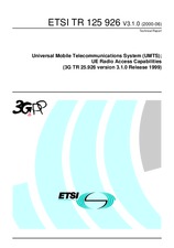 WITHDRAWN ETSI TR 125926-V3.0.0 31.3.2000 preview