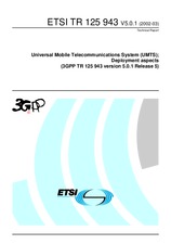 Preview ETSI TR 125943-V5.0.0 31.3.2002