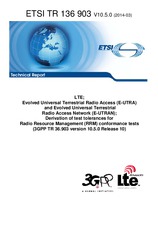 Standard ETSI TR 136903-V10.5.0 24.3.2014 preview