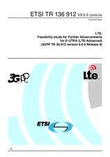 Standard ETSI TR 136912-V9.0.0 30.9.2009 preview