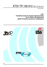 Standard ETSI TR 136912-V9.1.0 29.1.2010 preview