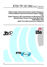 Standard ETSI TR 137900-V9.0.1 13.7.2010 preview