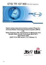 Standard ETSI TR 137900-V11.0.1 16.1.2013 preview