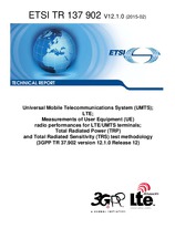 Standard ETSI TR 137902-V12.1.0 4.2.2015 preview