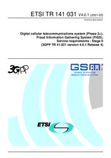 Standard ETSI TR 141031-V4.0.1 3.5.2001 preview