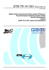 Standard ETSI TR 141031-V6.0.0 31.12.2004 preview