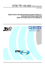 Standard ETSI TR 143005-V5.0.0 30.6.2002 preview