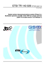 Standard ETSI TR 143026-V7.0.0 17.10.2007 preview