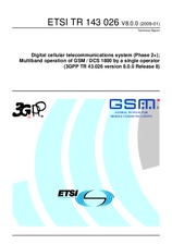 Standard ETSI TR 143026-V8.0.0 28.1.2009 preview