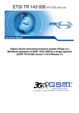 Standard ETSI TR 143026-V11.0.0 18.10.2012 preview