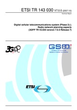 Standard ETSI TR 143030-V7.0.0 24.10.2007 preview