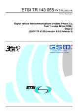 Standard ETSI TR 143055-V4.0.0 18.7.2001 preview