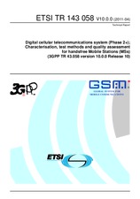 Standard ETSI TR 143058-V10.0.0 28.4.2011 preview