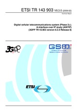 Standard ETSI TR 143903-V8.3.0 3.2.2009 preview