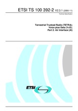 WITHDRAWN ETSI TS 100392-2-V2.2.1 29.9.2000 preview