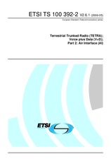 Standard ETSI TS 100392-2-V2.6.1 22.5.2006 preview