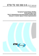 Standard ETSI TS 100392-3-8-V1.2.1 5.3.2010 preview