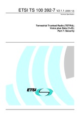 Standard ETSI TS 100392-7-V2.1.1 8.12.2000 preview