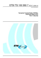 Standard ETSI TS 100392-7-V2.4.1 20.10.2006 preview