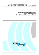 Standard ETSI TS 100392-16-V1.1.1 14.3.2003 preview