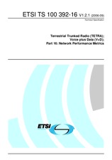 Standard ETSI TS 100392-16-V1.2.1 14.9.2006 preview