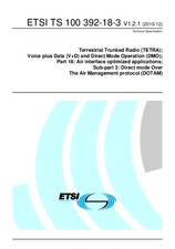 Standard ETSI TS 100392-18-3-V1.2.1 22.12.2010 preview