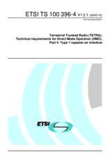 Standard ETSI TS 100396-4-V1.2.1 4.10.2000 preview